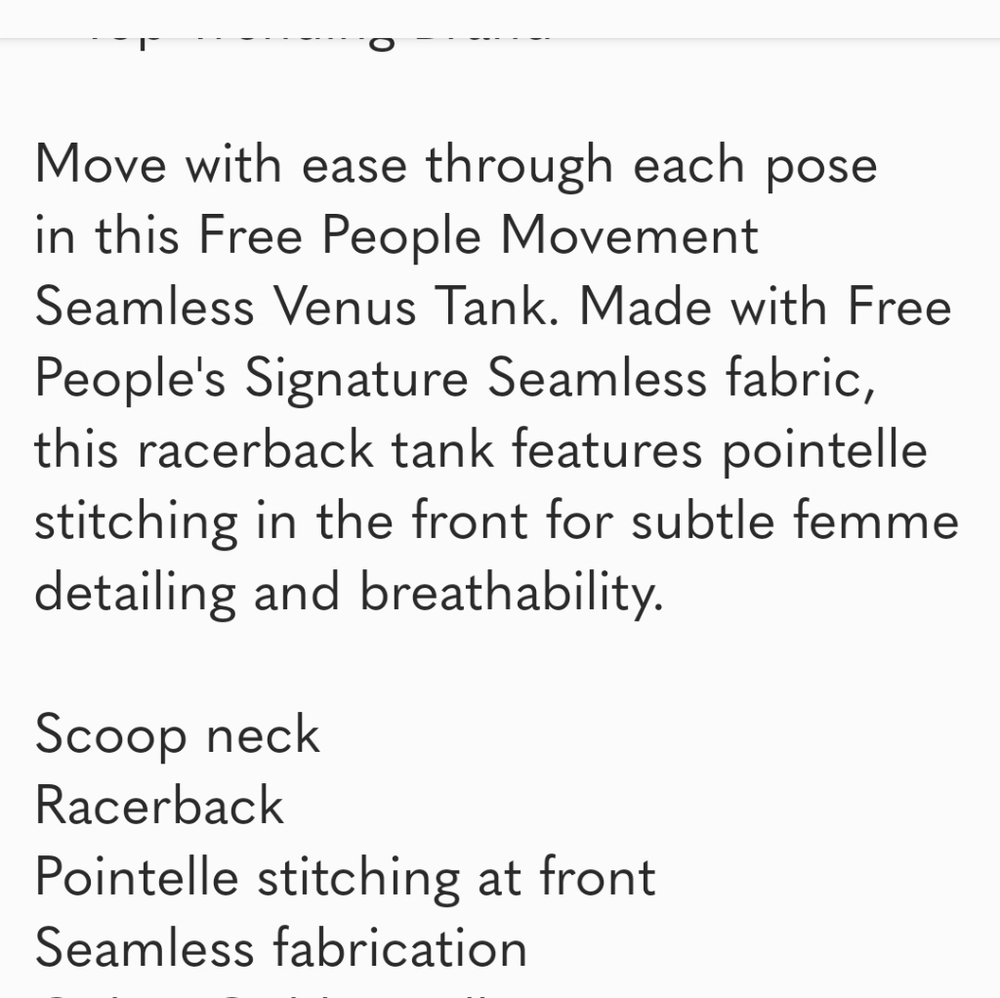 Free People Movement Venus Tank Top Racerback XS/S Violet NEW! - Picture 6 of 7